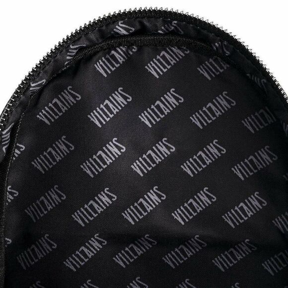 Loungefly Disney Black Faux Leather Villians, maleficient  AOP Mini Backpack main image 5